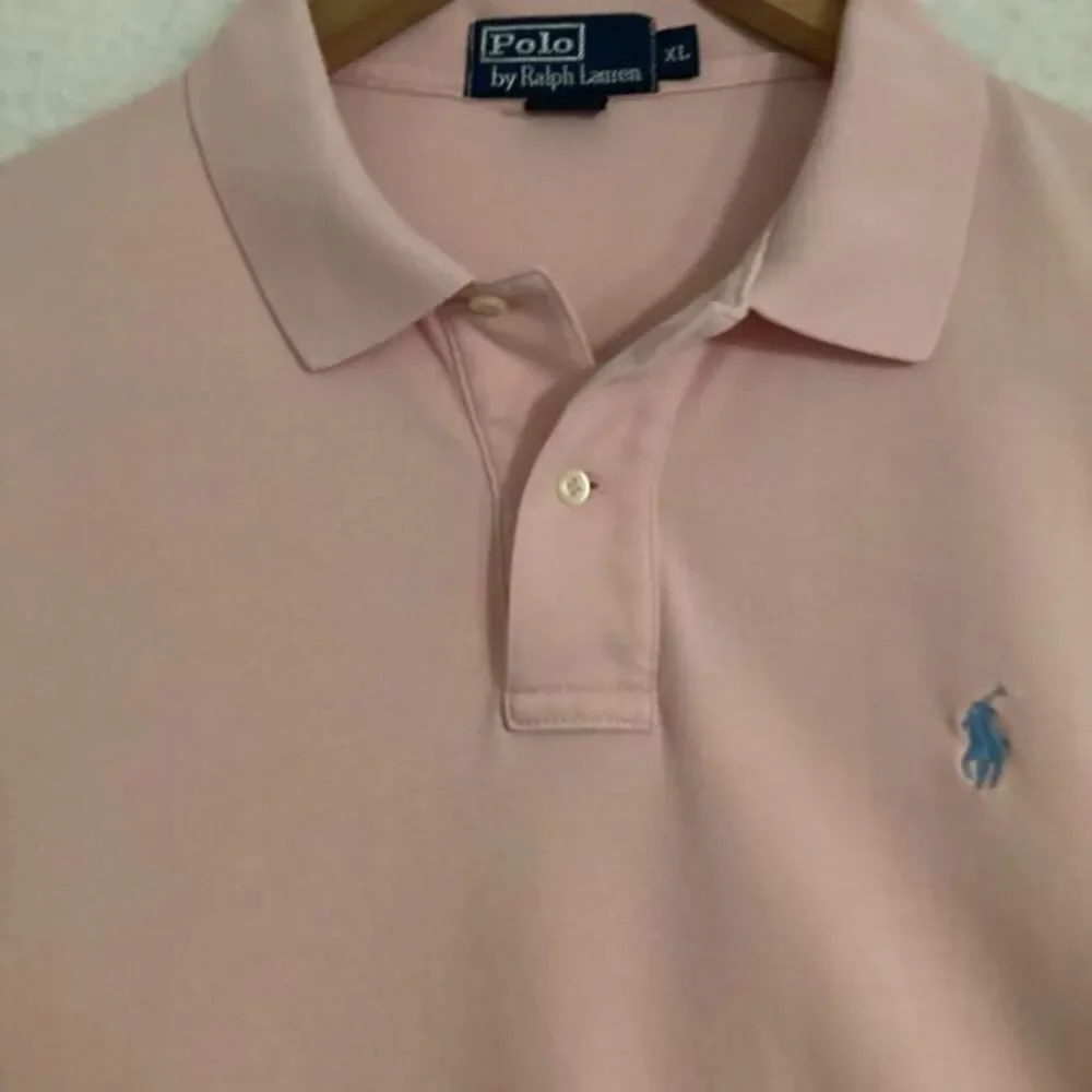 Polo Ralph Lauren Polo Shirt Mens XL Pink Short Sleeve Golf Preppy School Office